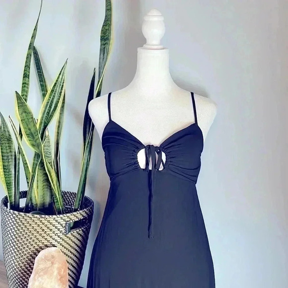 NWT Sleeveless black midi high-low dress from Wild Fable - Picture 3 of 6